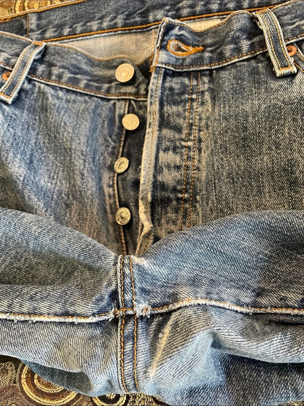 Levi's 501’s Button Fly Broken-in Straight Leg Jeans 👖